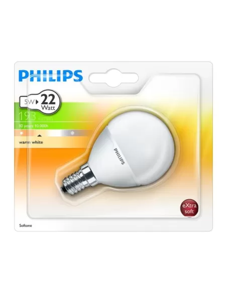 Philips S10YSF5E14B1 Soft es 5w ww e14 t45 1bc/6